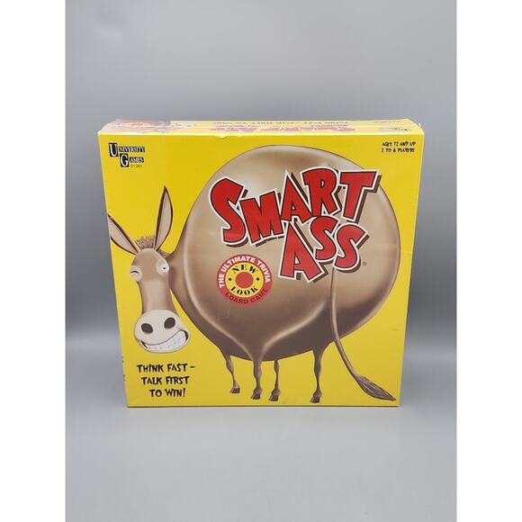 Smart Ass - The Board Game by University Games New Factory Sealed - Picture 1 of 9